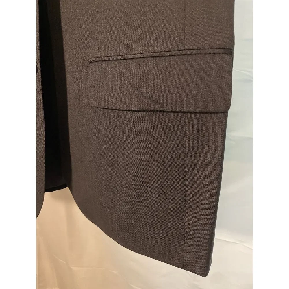 NWT Pronto Uomo Platinum 42R Gray 100%‎ Wool 2Btn Notched Lapel Blazer